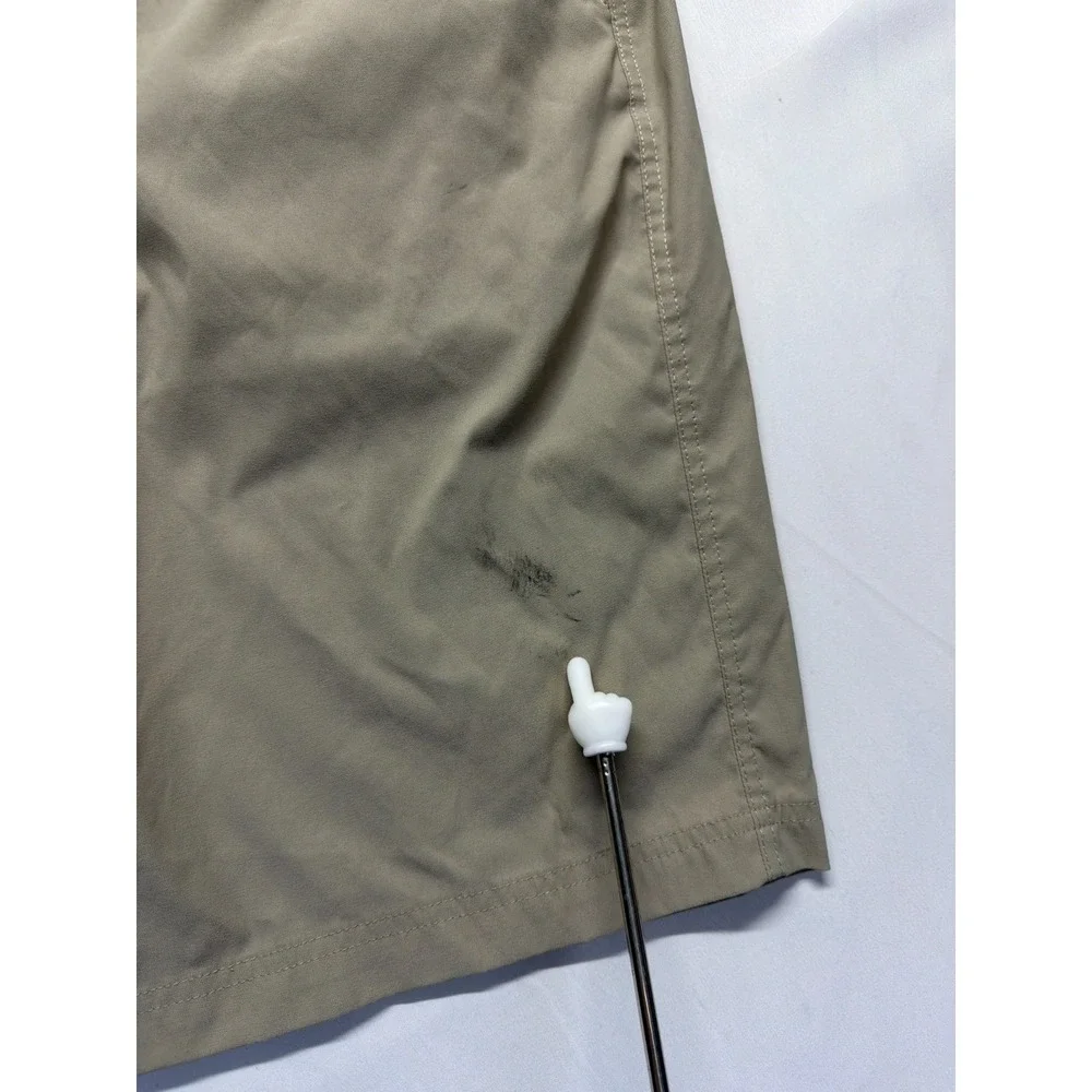 Eddie Bauer Shorts Mens 40 Khaki Cargo‎ Pockets Logo Hiking Outdoor Casual Wear